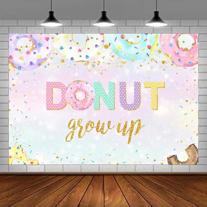 Dessert Table Backdrop - Фон для фотосъемки: яркие десерты, конфетти,