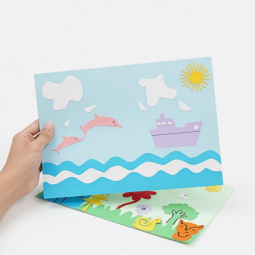Papercraft Supply Invitation - Плотная цветная бумага формата А4 и