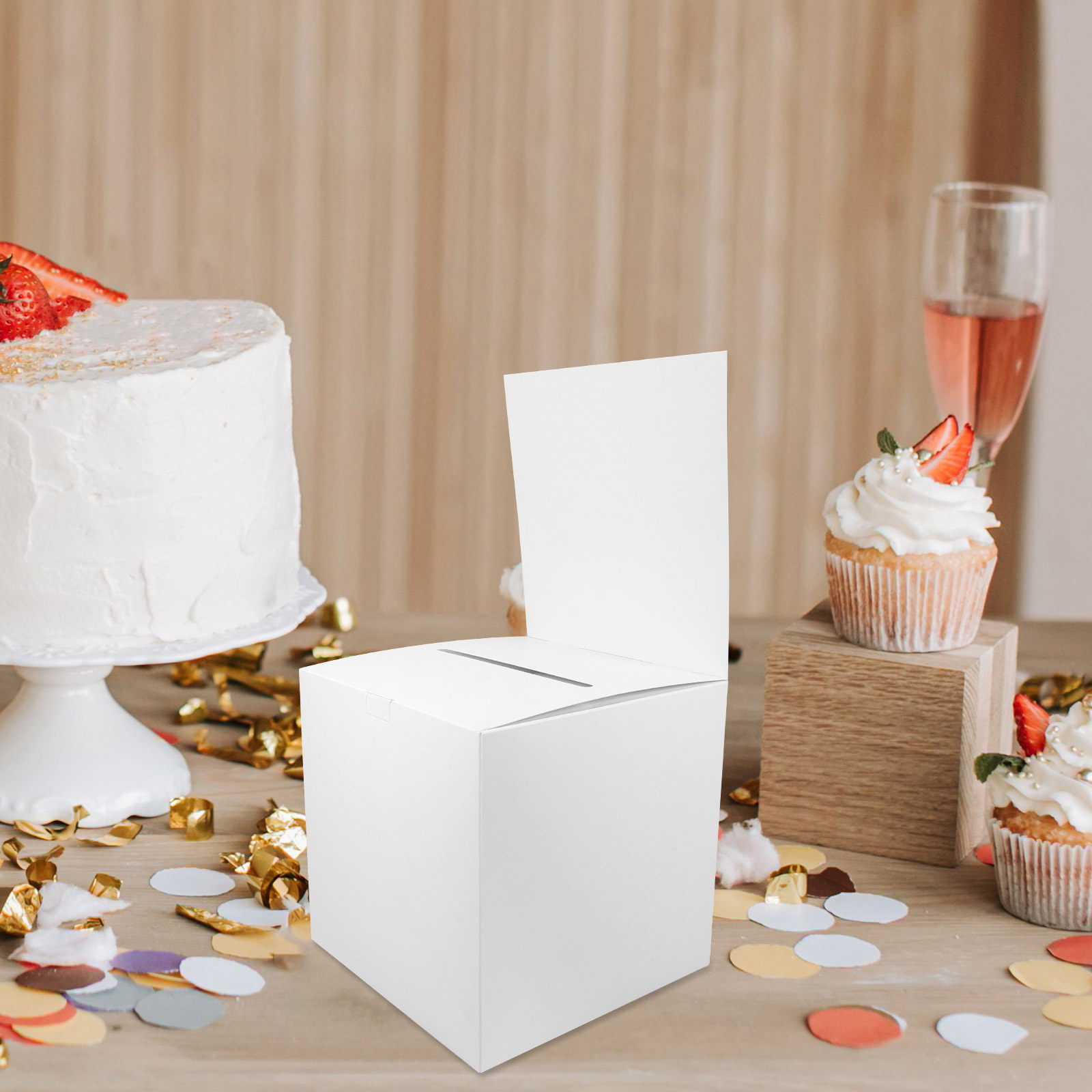 Event Party Box - 4 шт. бумажных коробок для лотерейных