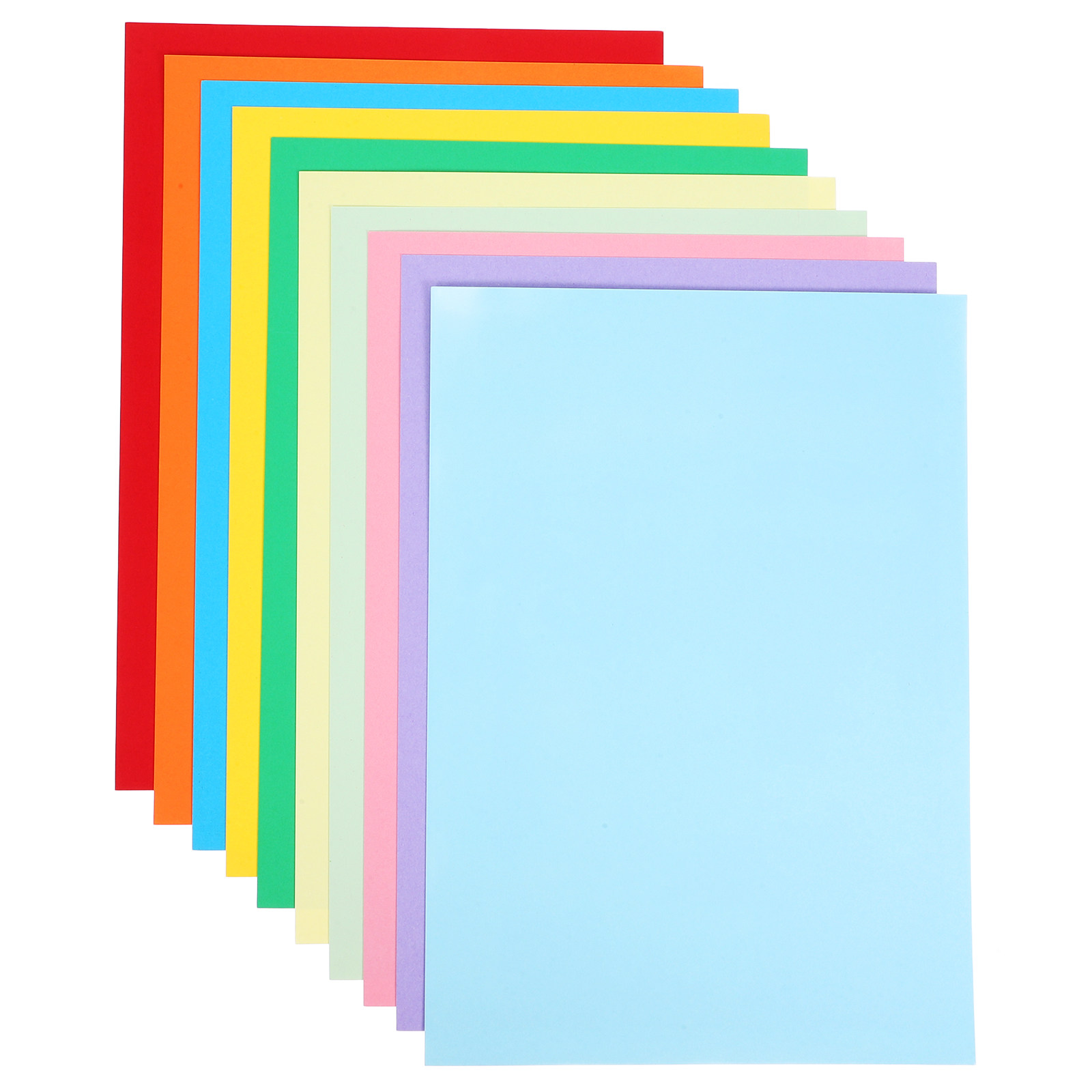 Papercraft Supply Invitation - 50 листов плотной цветной бумаги для