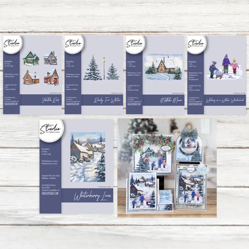 Flower Wall Panel - Рождество Yuletide Row Winterberry Lane Зимняя