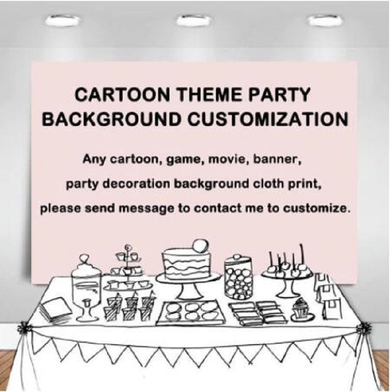 Фон для фотосъемки: яркие десе – обзор и цена Dessert Table Backdrop