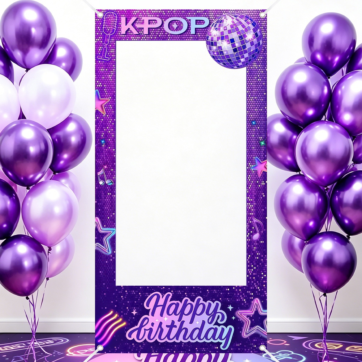 1 шт. Фиолетовый фон для фотос – обзор и цена Photo Booth Frame