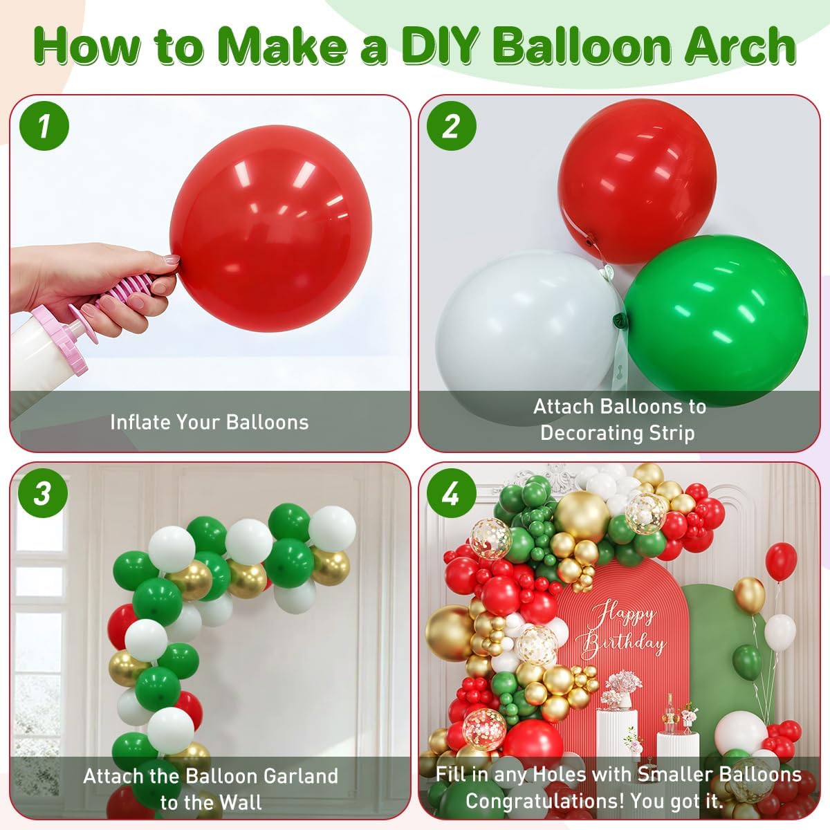Набор для создания арки из воз – обзор и цена Balloon Arch Kit