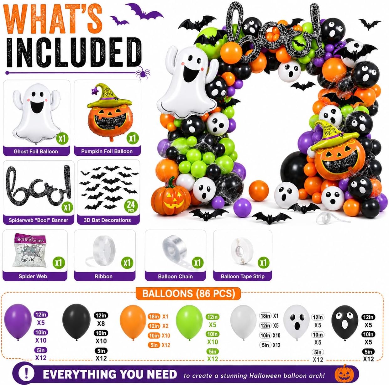 Набор из 184 штук для создания – обзор и цена Balloon Arch Kit