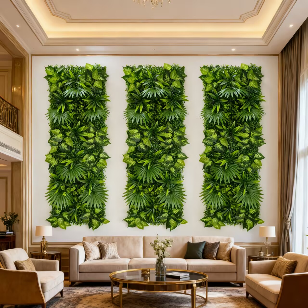 Искусственный газон 40*120 см, – обзор и цена Flower Wall Panel