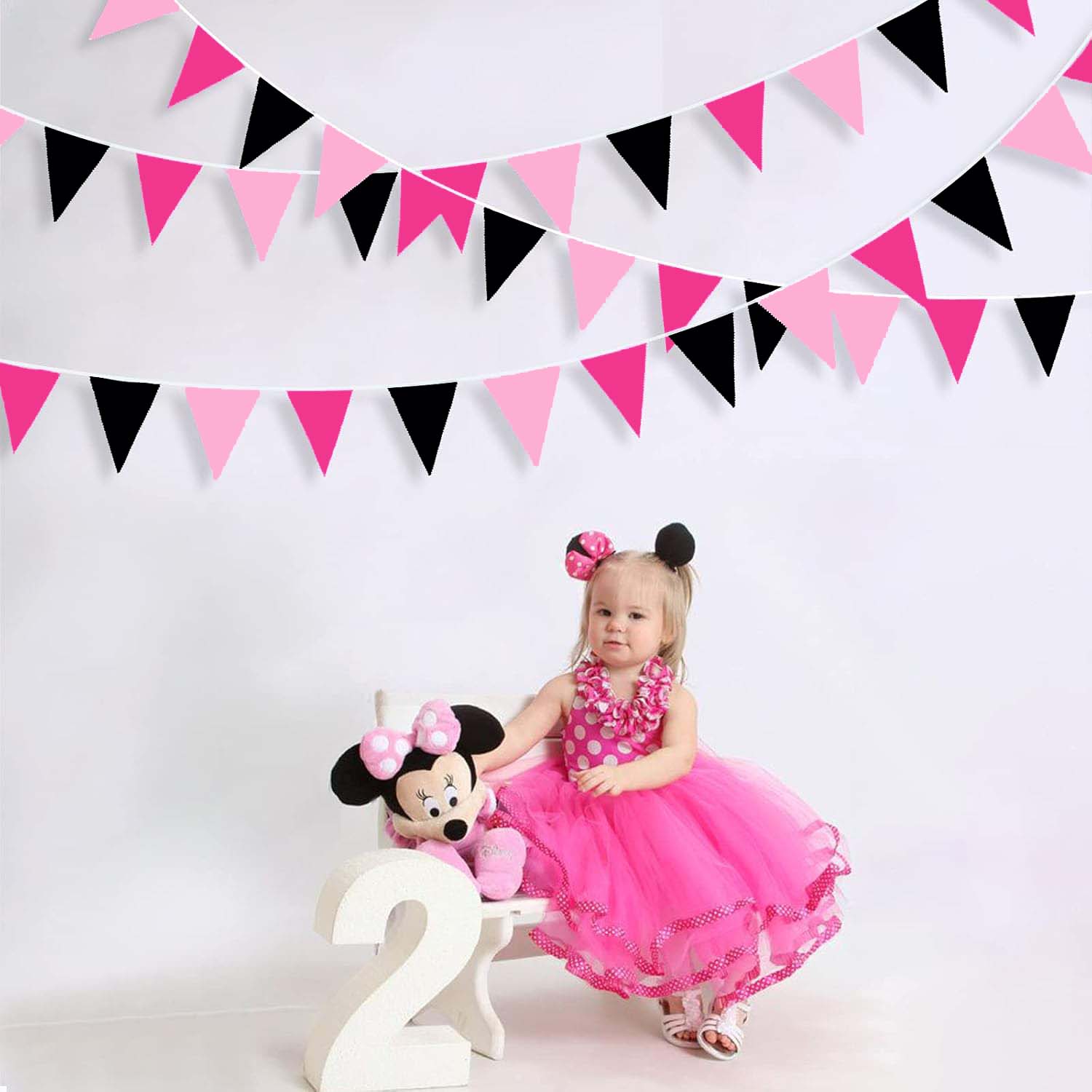 1 шт., 32 фута, ярко-розовое,  – обзор и цена Party Banner Gold
