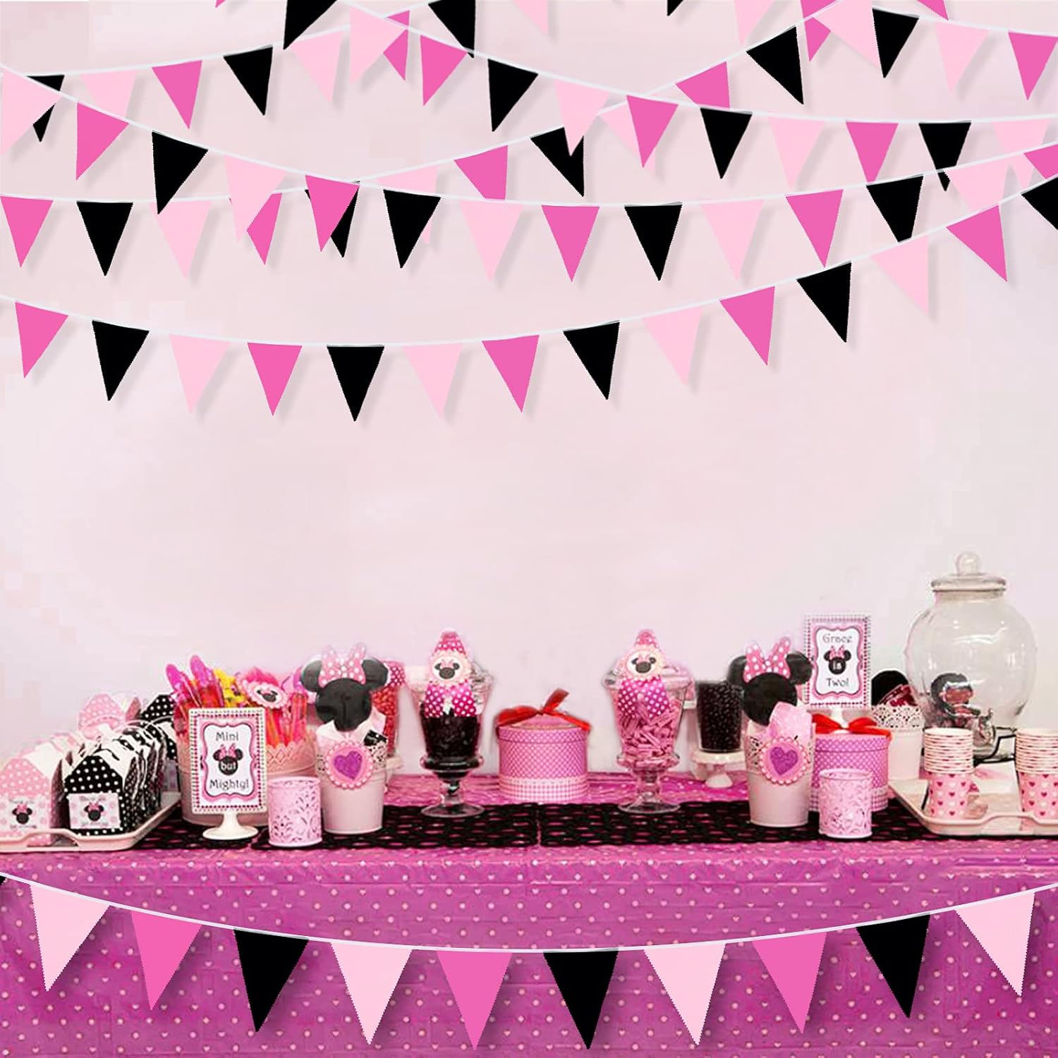 1 шт., 32 фута, ярко-розовое,  – обзор и цена Party Banner Gold