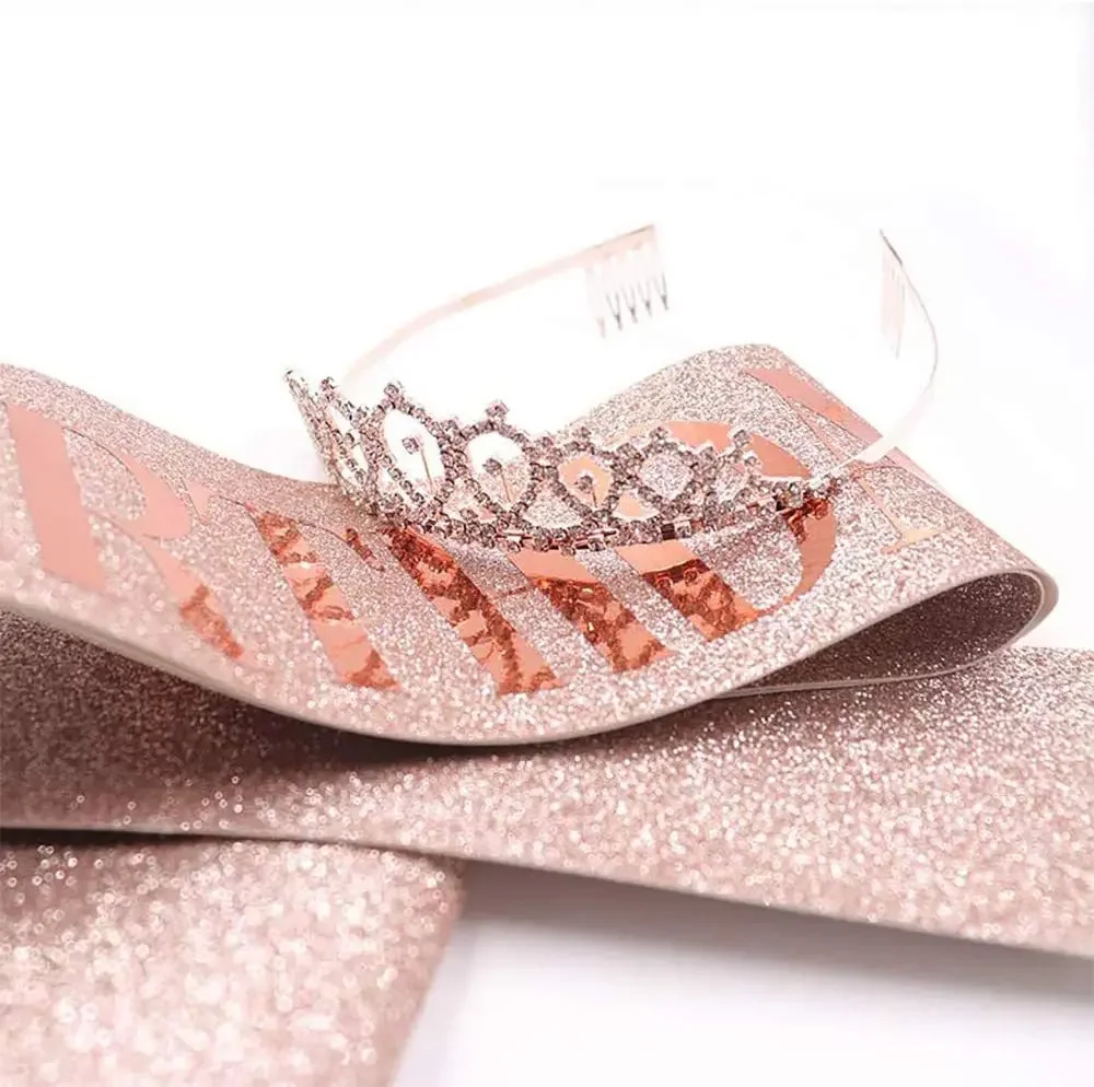 День рождения, королева, корон – обзор и цена Birthday Sash Glitter