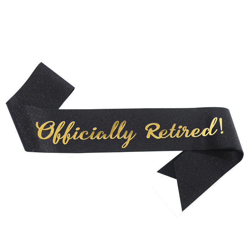 Официально пояс на пенсии, бле – обзор и цена Birthday Sash Glitter
