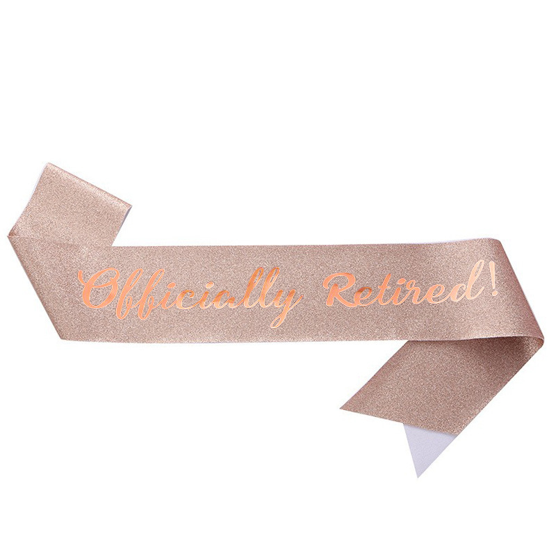 Официально пояс на пенсии, бле – обзор и цена Birthday Sash Glitter