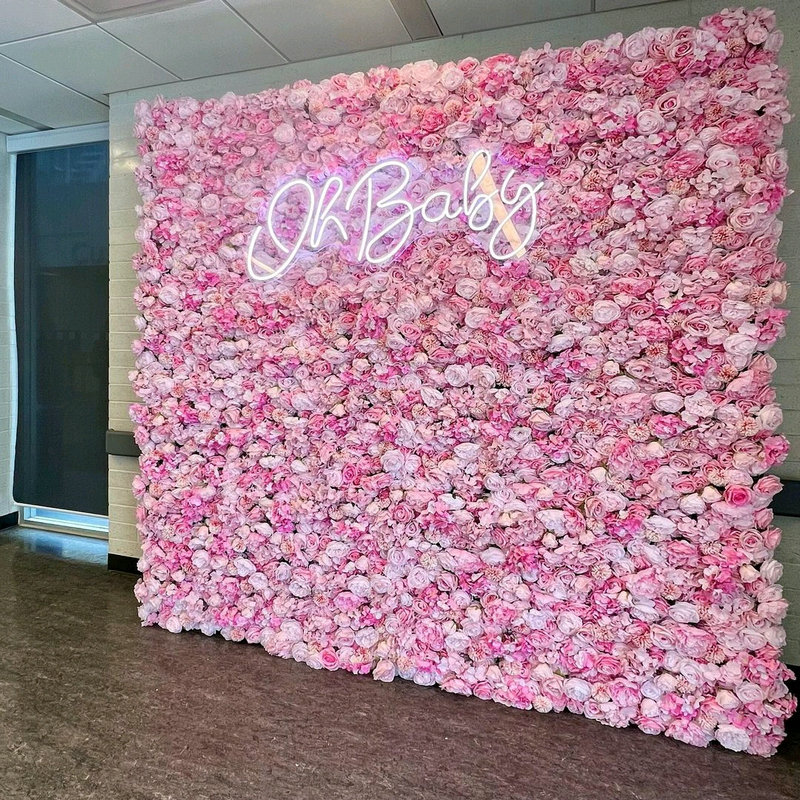 Фиолетовые розовые фотопанели  – обзор и цена Flower Wall Panel