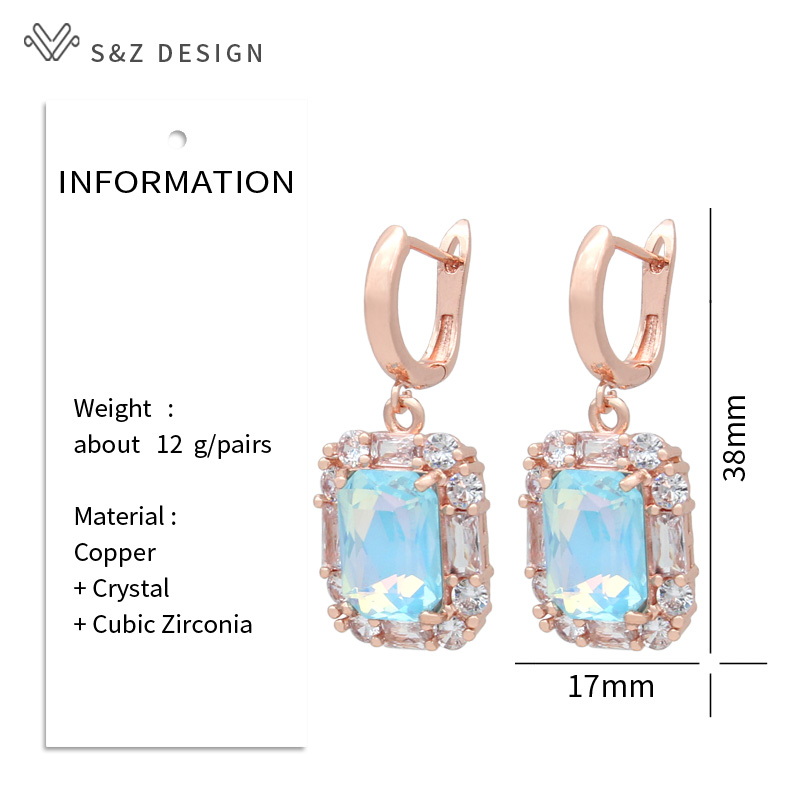 Женские прямоугольные серьги-п – обзор и цена Event Z
