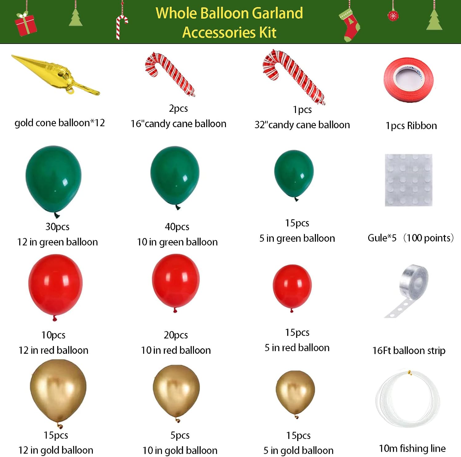 Набор для создания рождественс – обзор и цена Balloon Arch Kit